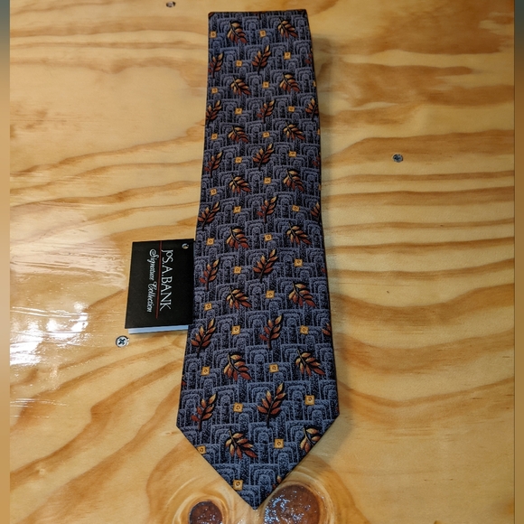 New with Tags Joseph A. Banks Signature Collection Men's Handmade Silk Tie - Picture 2 of 7